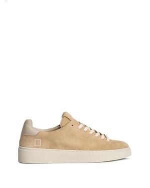 Date Levante Suede Trainers - Natural