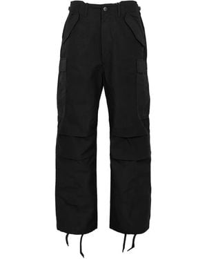 Nanamica Button Cargo Trousers - Black
