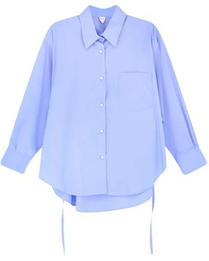 Aspesi Patch Pocket Cotton Shirt - Blue