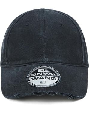 Alexander Wang Embroidery-Detail Cap - Blue