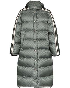 Gucci GG Supreme Padded Coat - Grey
