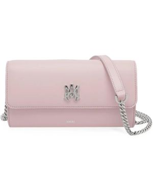 Amiri Bolso De Mano Ma De Piel - Rosa