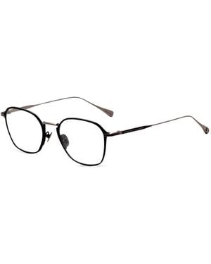 John Varvatos Geometric-Frame Glasses - Blanc