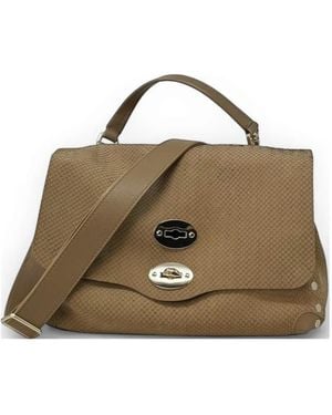 Zanellato Small Postina Studded Shoulder Bag - Metallic