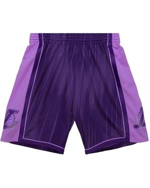 Mitchell & Ness "nba La Lakers 2009" Monochrome スウィングマンショーツ - パープル