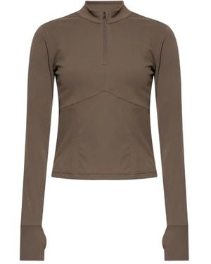 Rethinkit Studios Top A Collo Alto - Marrone