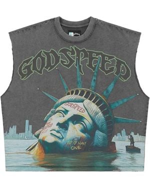 Godspeed Sunken Liberty Sleeveless T-Shirt - Grey
