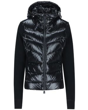 Moncler Quilted Hooded Jacket - Black