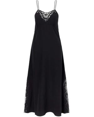 Chloé Lace-Detail Dress - Black