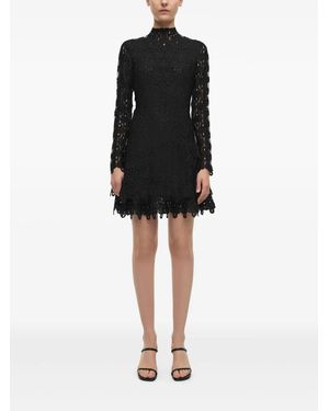 Jonathan Simkhai Lace-Detail Mini Dress - Black