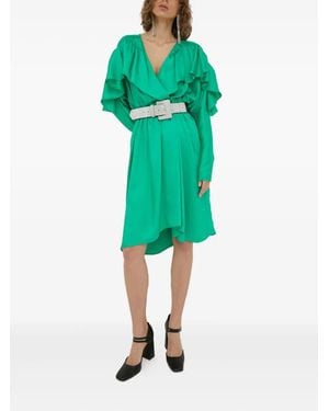 Day Birger et Mikkelsen Ruffled Wrap Dress - Green