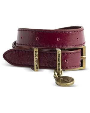 Zadig & Voltaire Pulsera con detalle de charm - Morado