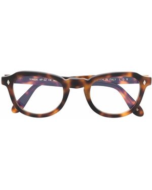 Lgr トータスシェル 眼鏡フレーム - ブラウン