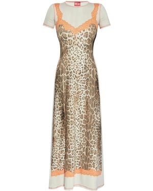DIESEL D-Ile Midi Dress - Natural