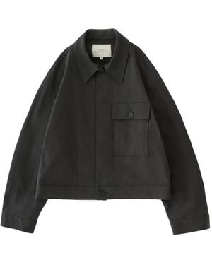 Studio Nicholson Drey Flap-Pocket Cotton Jacket - Black
