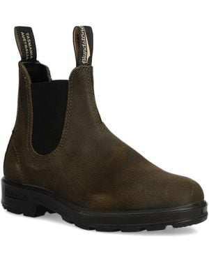 Blundstone Elastic-Panels Suede Boots - Black