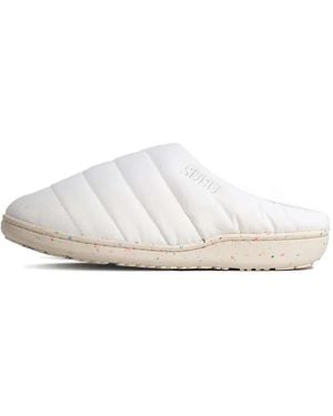 SUBU Re: Quilted Slippers - White