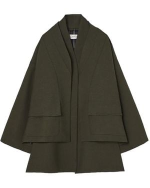 Psophia Bnada Layered Panelled Jacket - Green