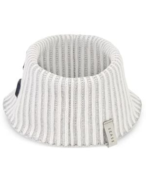 Sease Turtle Ribbed Neck Warmer - White