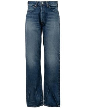 Maison Mihara Yasuhiro Button Jeans - Blue