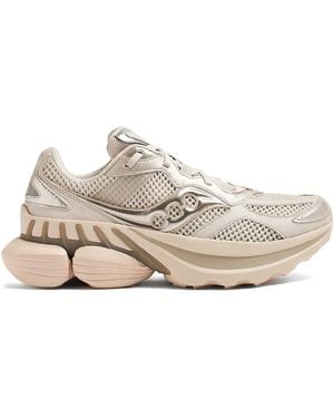 Saucony Grid Nxt Mesh-Panel Platform Sneakers - Natural
