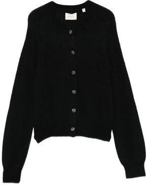 Doen Cárdigan Petra con botones de cristal - Negro