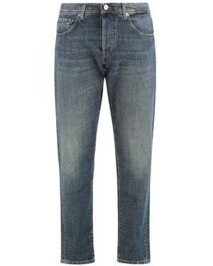 Slowear Slim Fit Five-Pocket Jeans - Blue