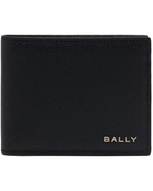 Bally Grained Essential Wallet - Black