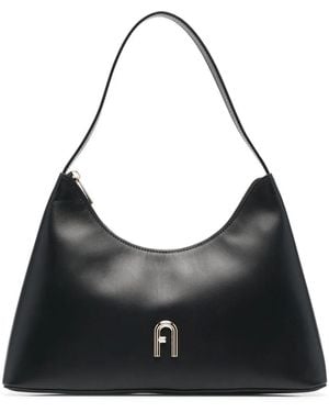 Furla Diamante Small Shoulder Bag - Black