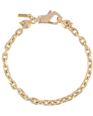 Emanuele Bicocchi Skull Chain-Link Bracelet - Metallic