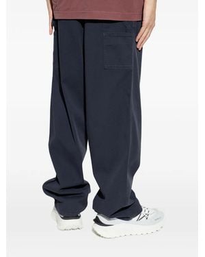 Moncler Patch-Pocket Trousers - Blue