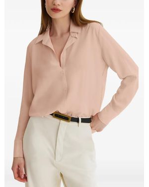 Framboise Levent Silk Shirt - Natural