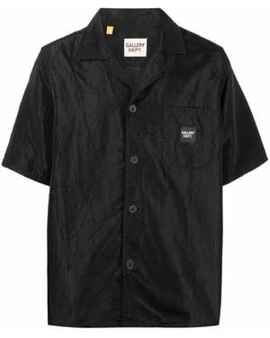GALLERY DEPT. Logo-Patch Short-Sleeve Shirt - Black
