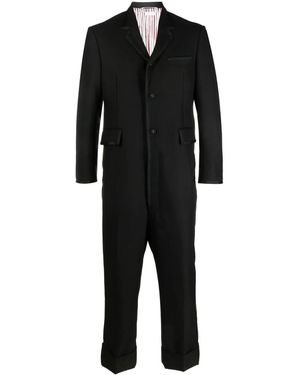 Thom Browne Suit-Style Wool Jumpsuit - Black