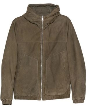Valstar Wildlederjacke mit Kapuze - Grün