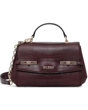 Guess Melinda Animal-Print Handbag - Viola