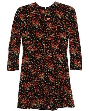 Gucci Printed Silk Dress - Brown