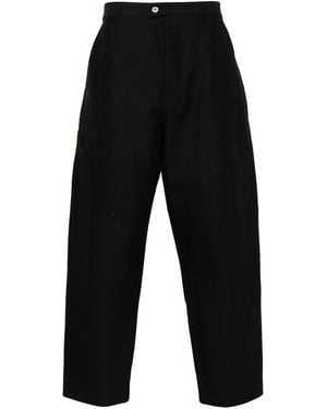 KENZO Tapered-Leg Trousers - Black