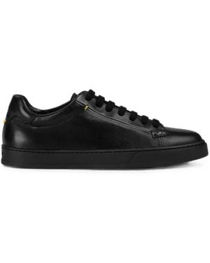 Doucal's Lace-Up Sneakers - Black
