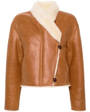 Isabel Marant Mini Leather Outerwear Jacket For - Brown