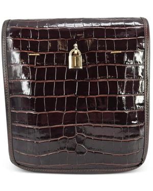 Madison Maison Bandolera Moc Croc - Negro