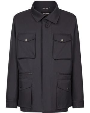 Dolce & Gabbana Multi-Pocket Safari Jacket - Black