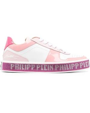 Philipp Plein Notorious Low-Top Trainers - Pink