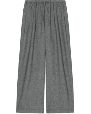 Closed Wynston Drawstring Wide-Leg Trousers - Grey