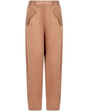 Giorgio Armani Straight-Leg Pants - Natural