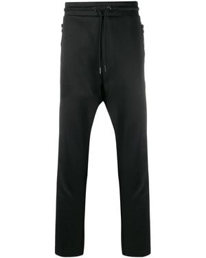 DIESEL Track Trousers With Knitted Bands - Black