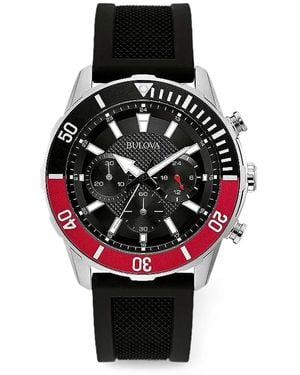 Bulova Classic 44Mm Chronograph Watch - Black