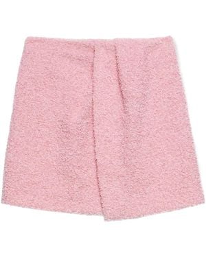 MSGM Draped Midi Skirt - Pink