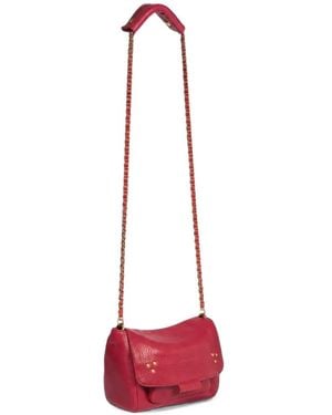 Jérôme Dreyfuss Lulu S Leather Shoulder Bag - Red