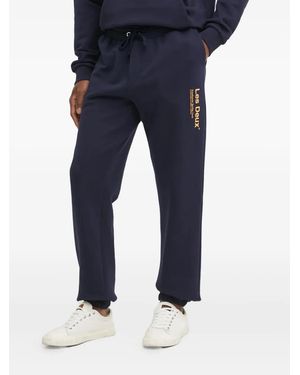 Les Deux Pantalones de chándal con logo - Azul